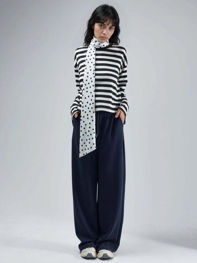 BUSEM Mid Waist Wide Leg Modal Pants - Image 4